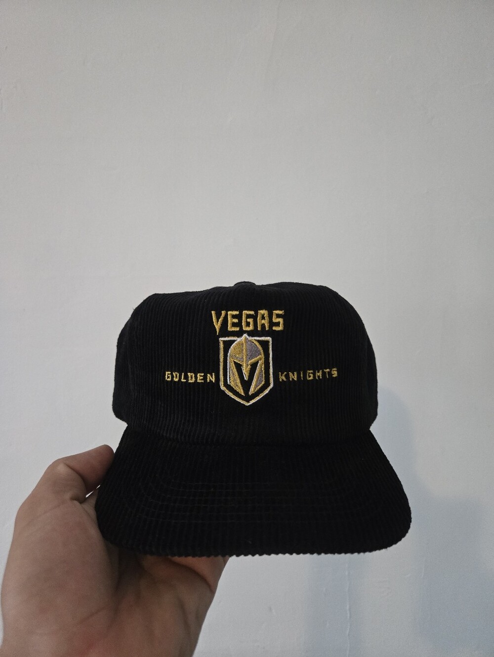Vegas Golden Knights Corduroy Strapback